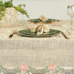 Peaches and Cream Tablecloth – 60"X144"