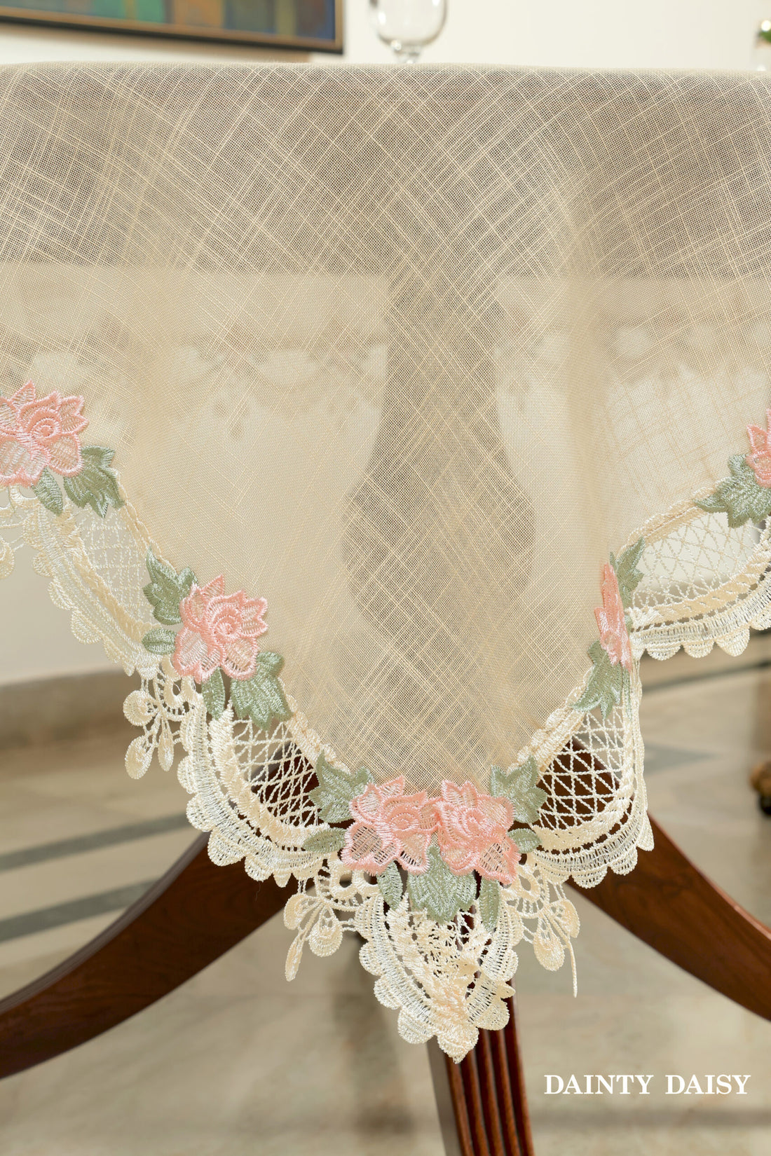 Peaches & Cream Table Cloth 60"X120"