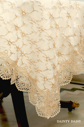 Phantom Beige Table Cloth 60"X120"