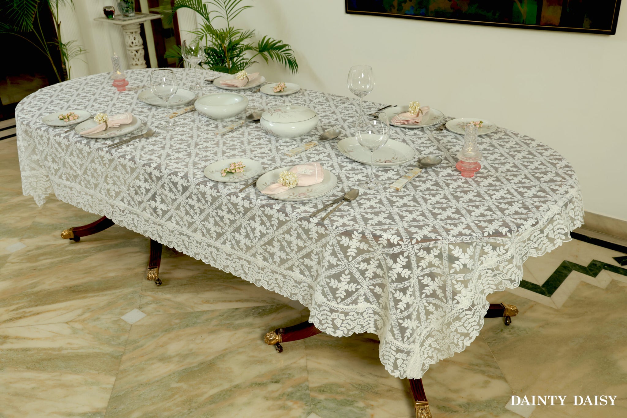 Evergreen Table Cloth 60"X108"