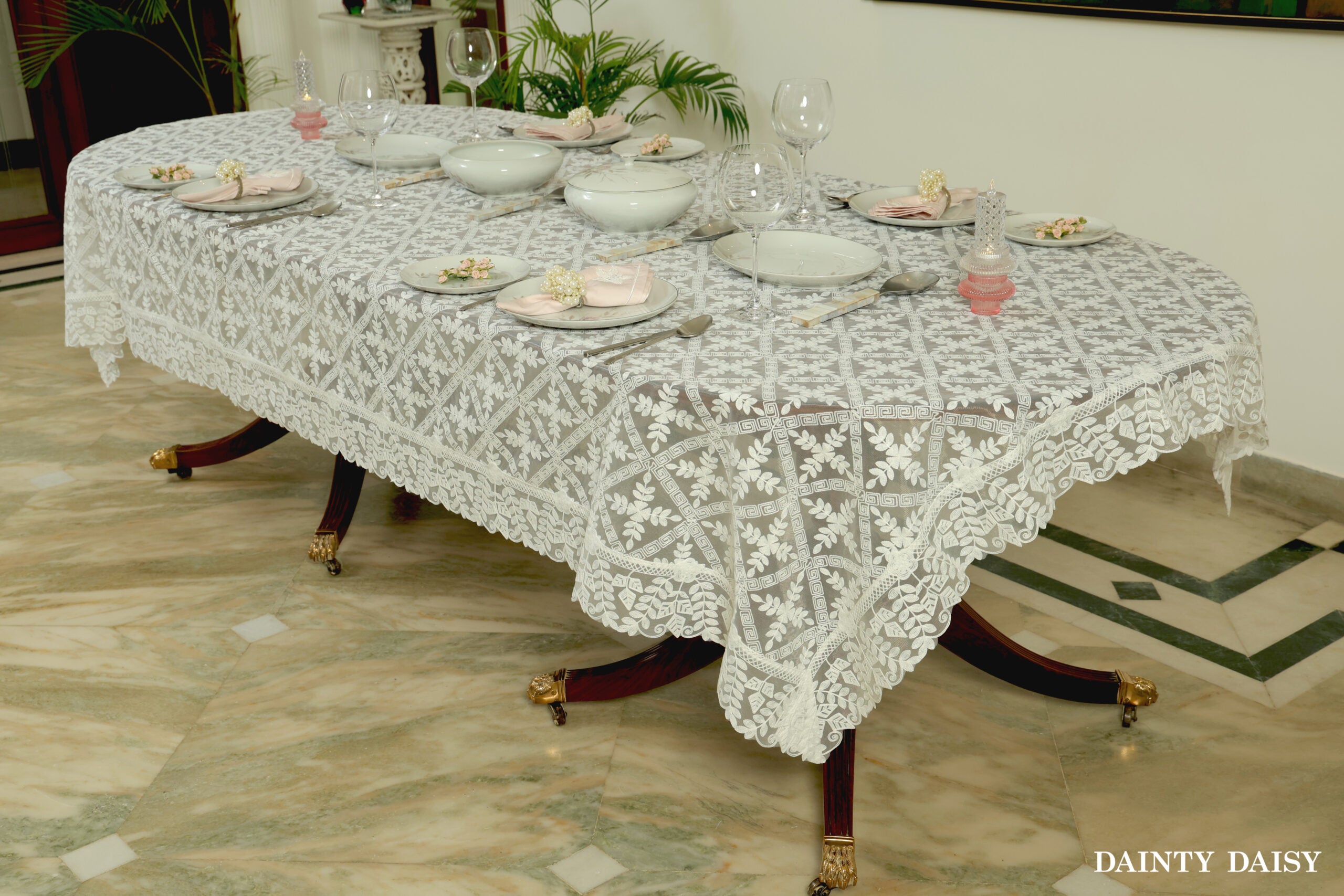 Evergreen Table Cloth 60"X108"