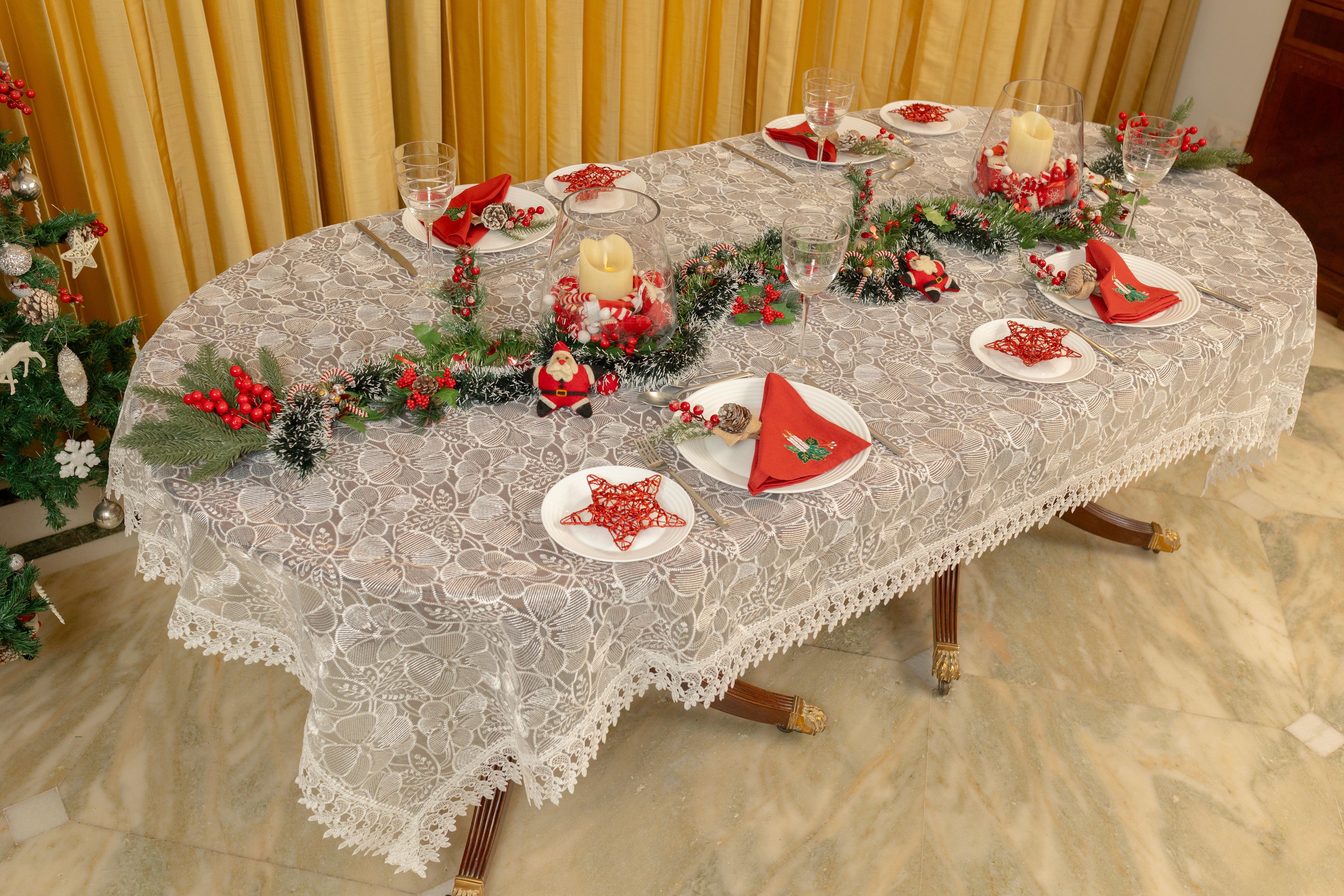 Ethereal Table Cloth 60"X108" (8 Persons)