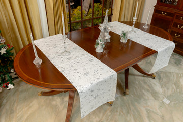 White X'mas Table Runner 13.X71″