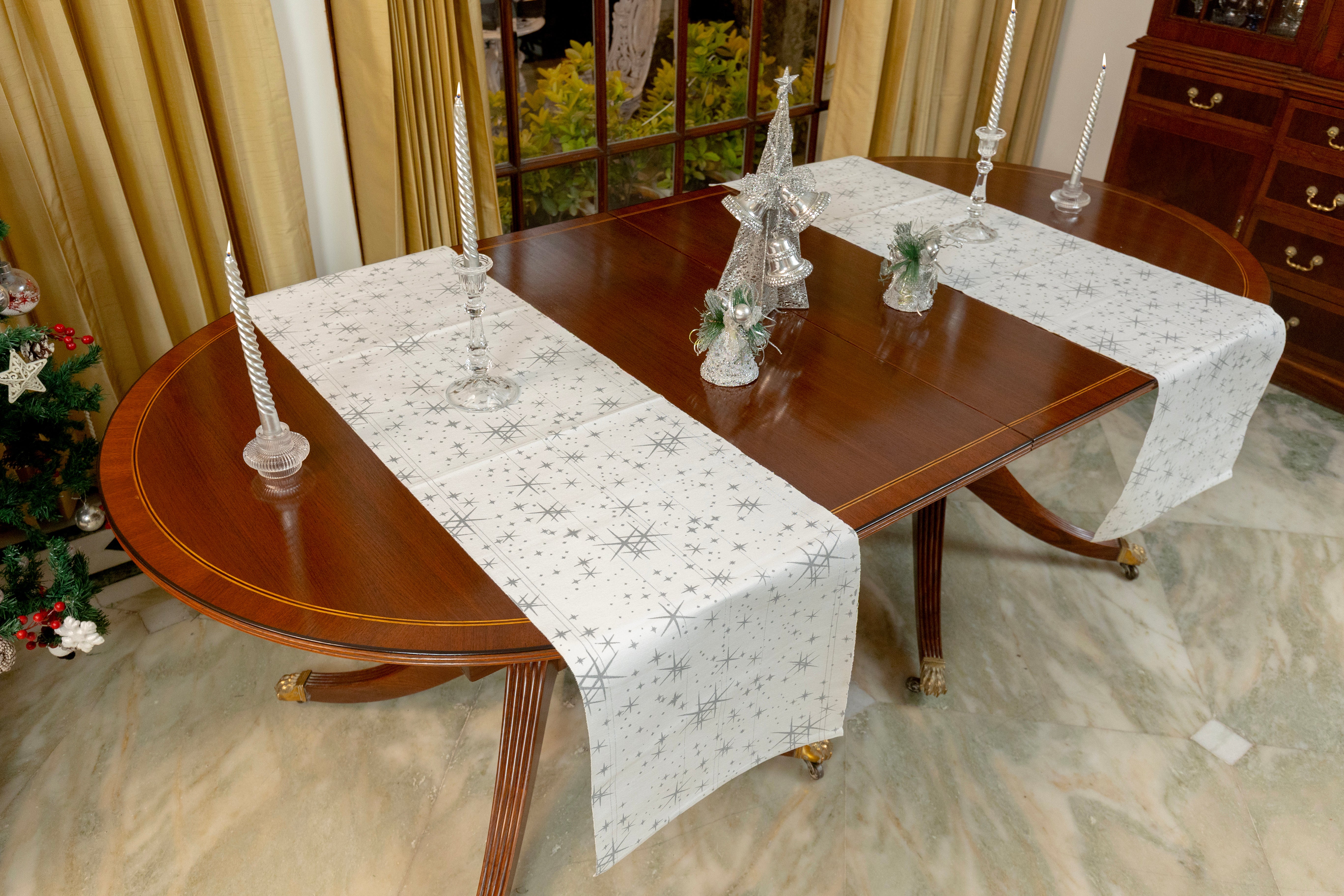 White X'mas Table Runner 13.X71″