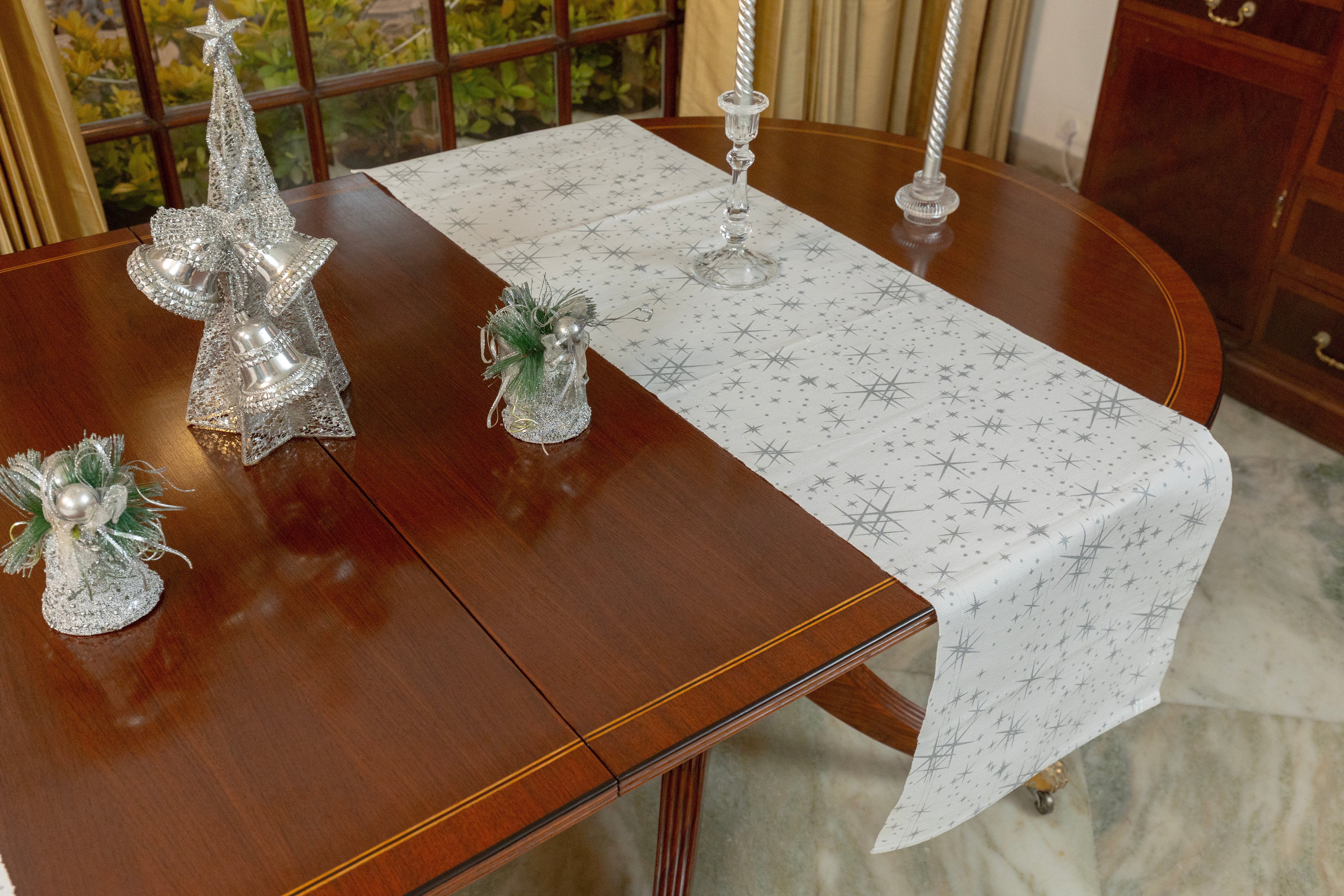 White X'mas Table Runner 13.X71″