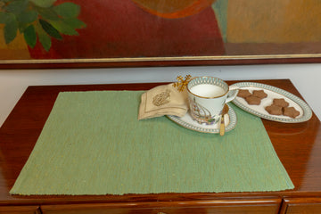 Green Tinsel Table Mats