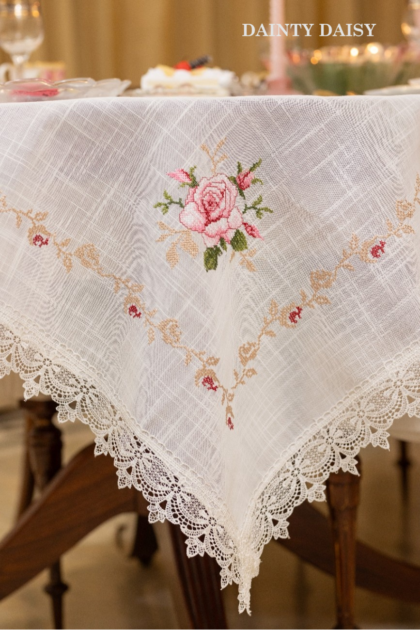 Rose Garden 4 Table Cloth 60"X120"