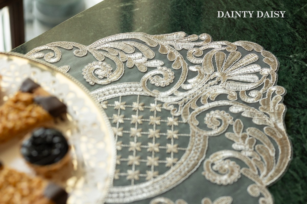 Aphrodite (Beige) Table Runner 3 Feet