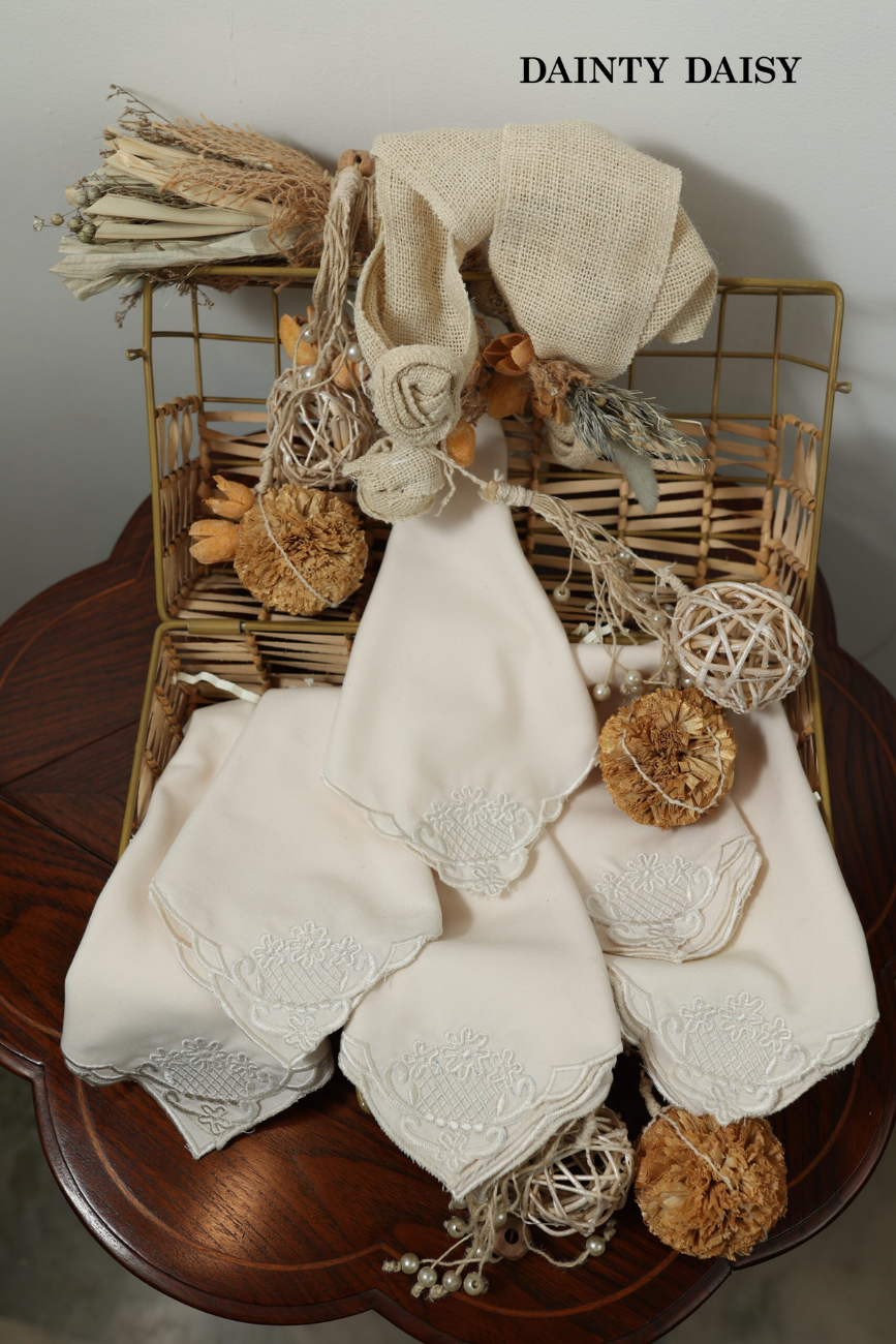 Basket of Flowers Dinner Napkin 16″X16″