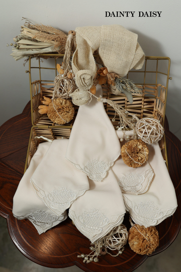 Basket of Flowers Dinner Napkin 16″X16″