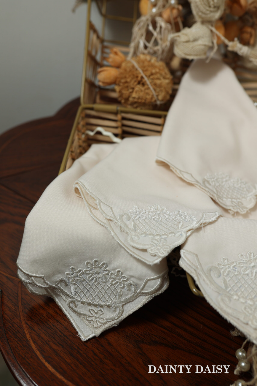 Basket of Flowers Dinner Napkin 16″X16″