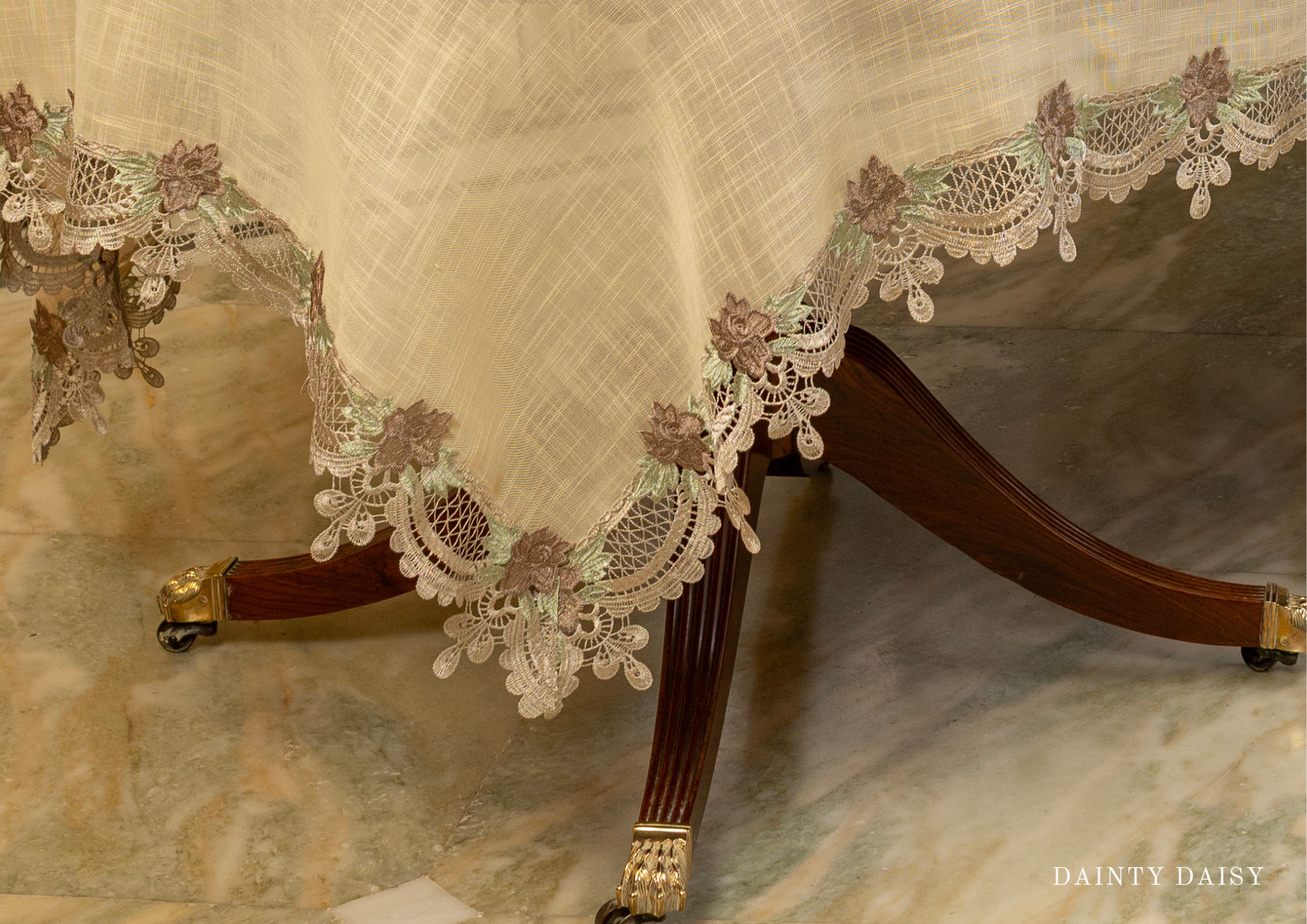 Coffee Toffee Table Cloth 60"X120" (10 persons)