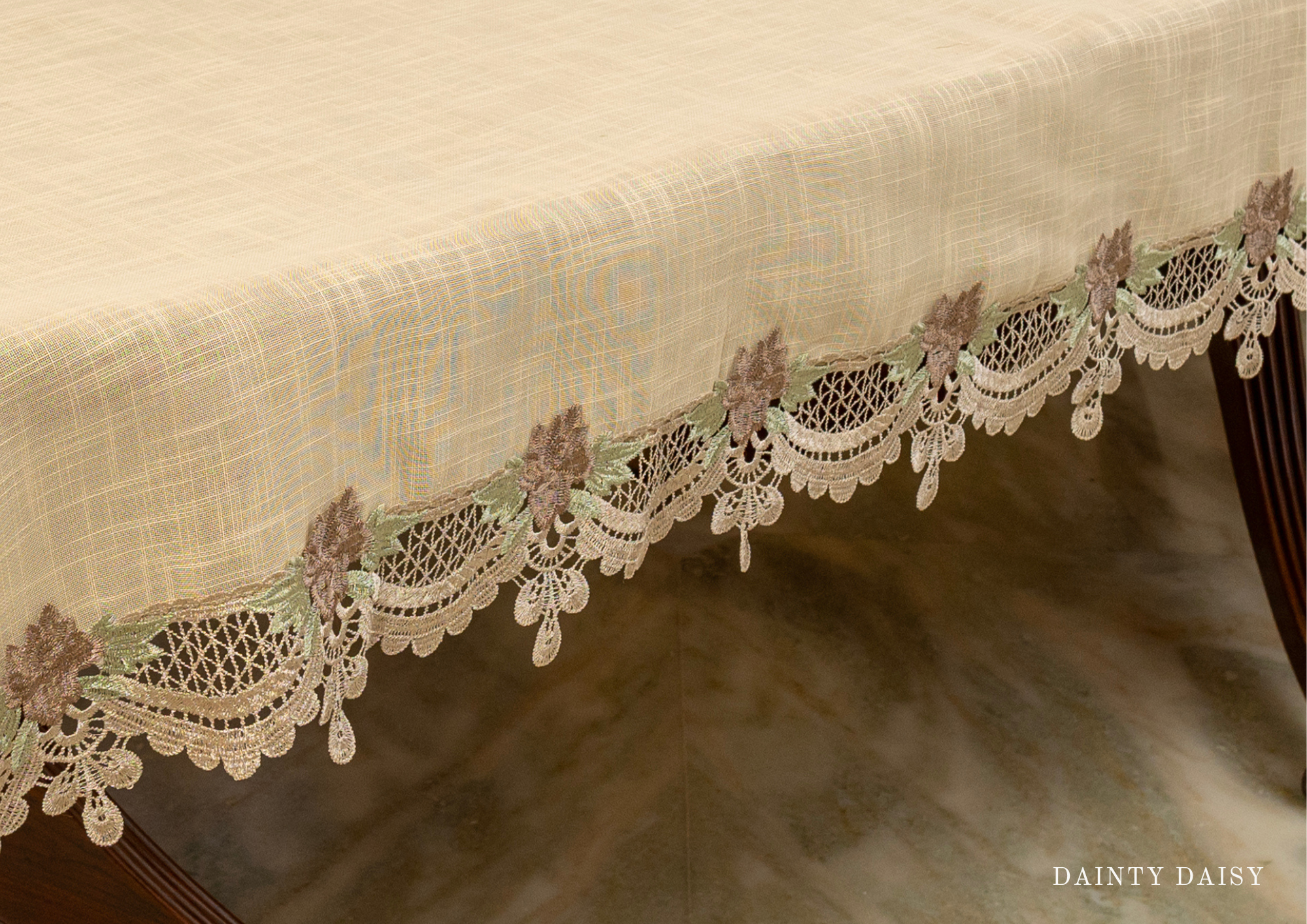 Coffee Toffee Table Cloth 60"X144" (12 persons)