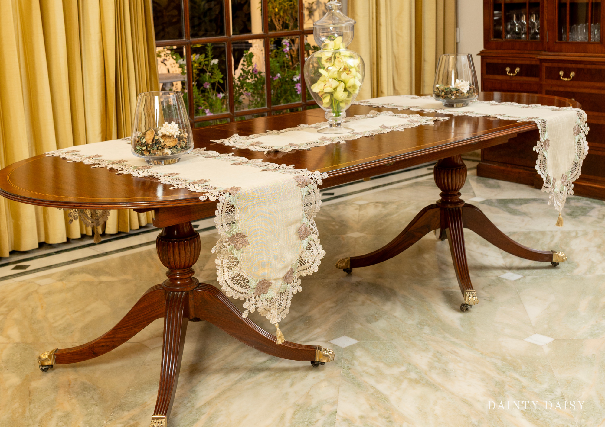 Coffee Toffee Table Runner 16″X36″ 3 Feet