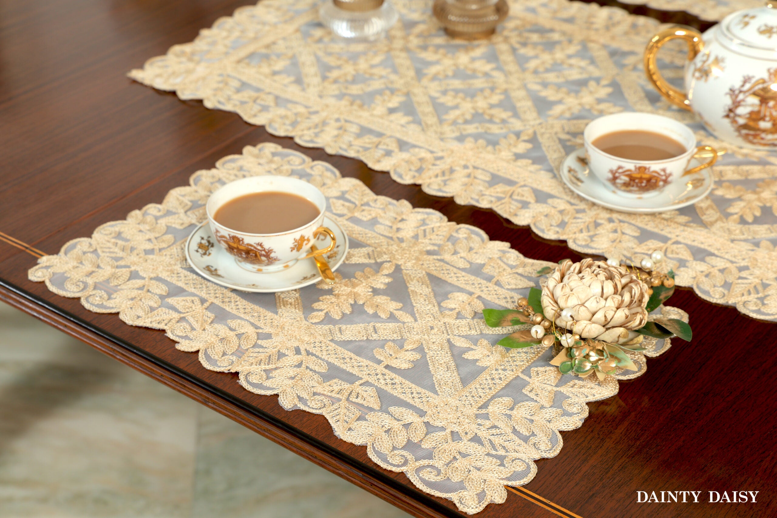 Evergreen Beige Table Mats