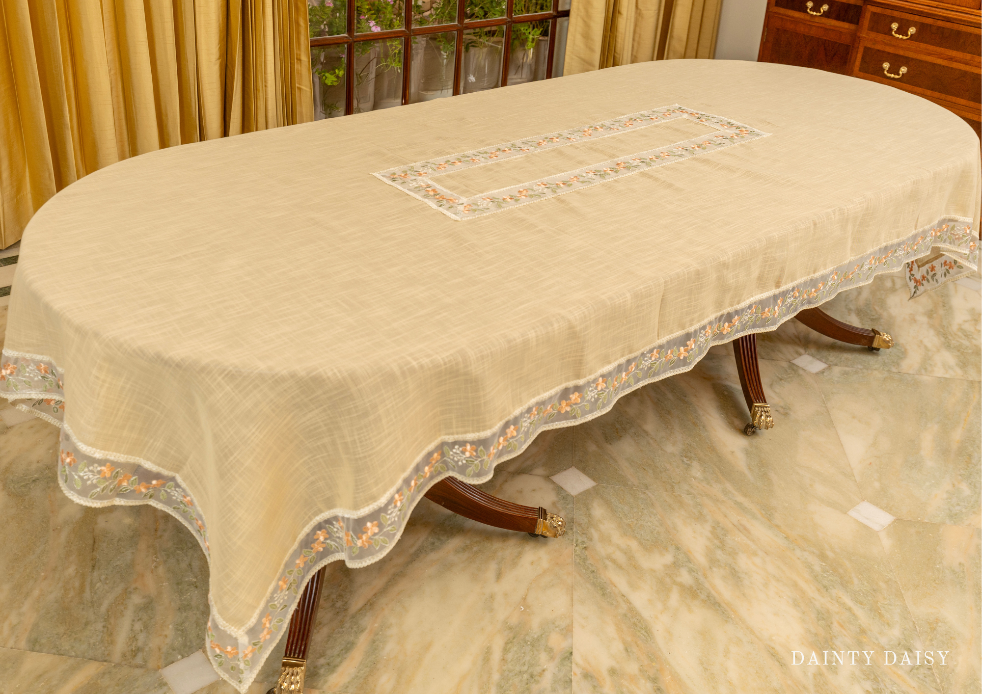 Flora Table Cloth 60"X144" (12 person)