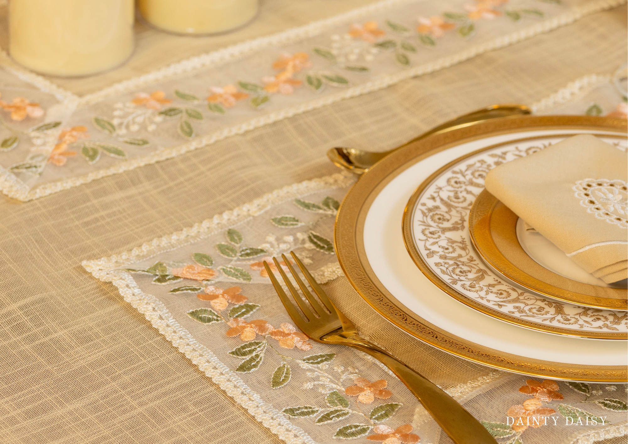 Flora Table Cloth 60"X108" (8 persons)