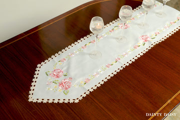 Floral Pursuit Table Runner 6 Feet