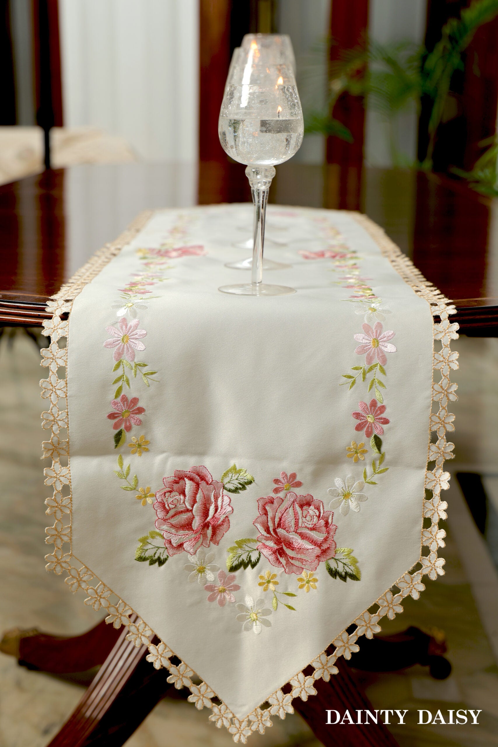 Floral Pursuit Table Runner 6 Feet