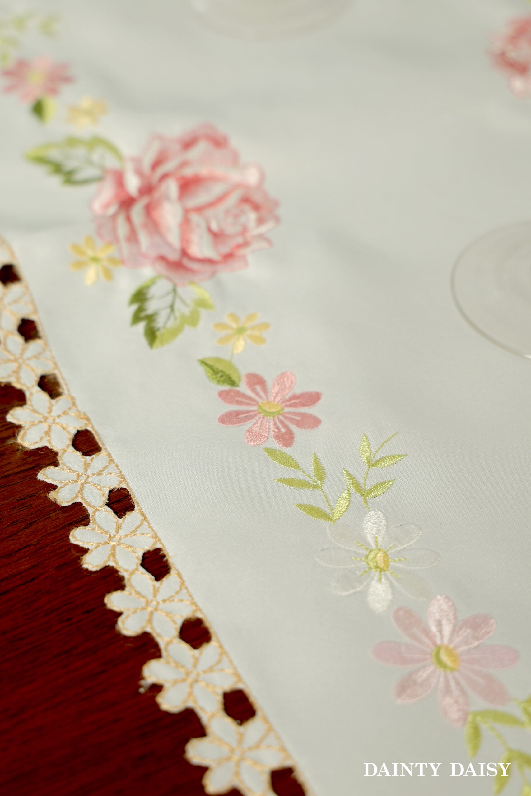 Floral Pursuit Table Runner 6 Feet