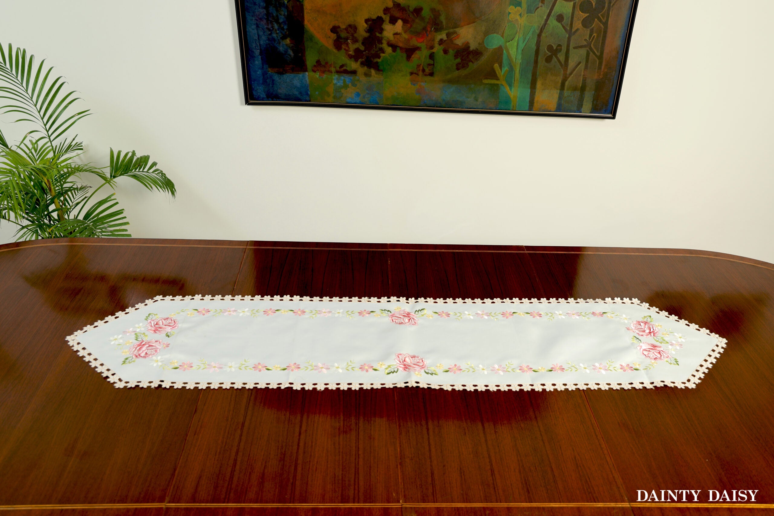 Floral Pursuit Table Runner 6 Feet