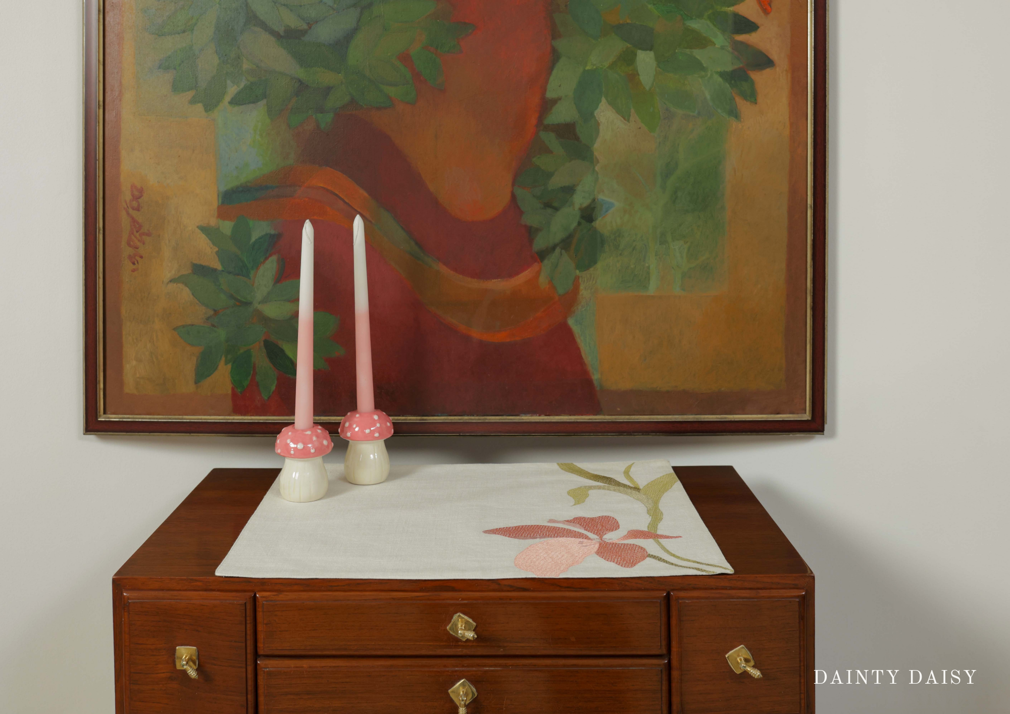 Fortuna (Pink) Table Mats 14″X19″