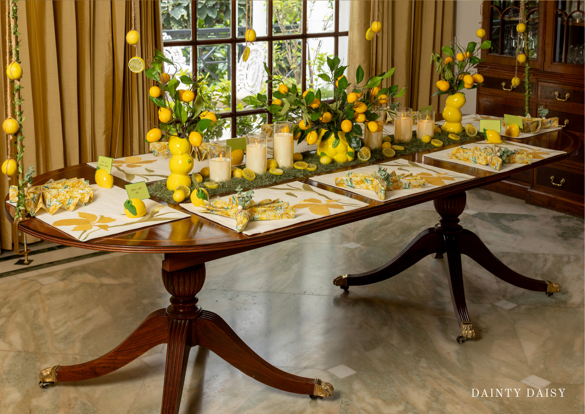 Fortuna (Yellow) Table Mats 14″X19″