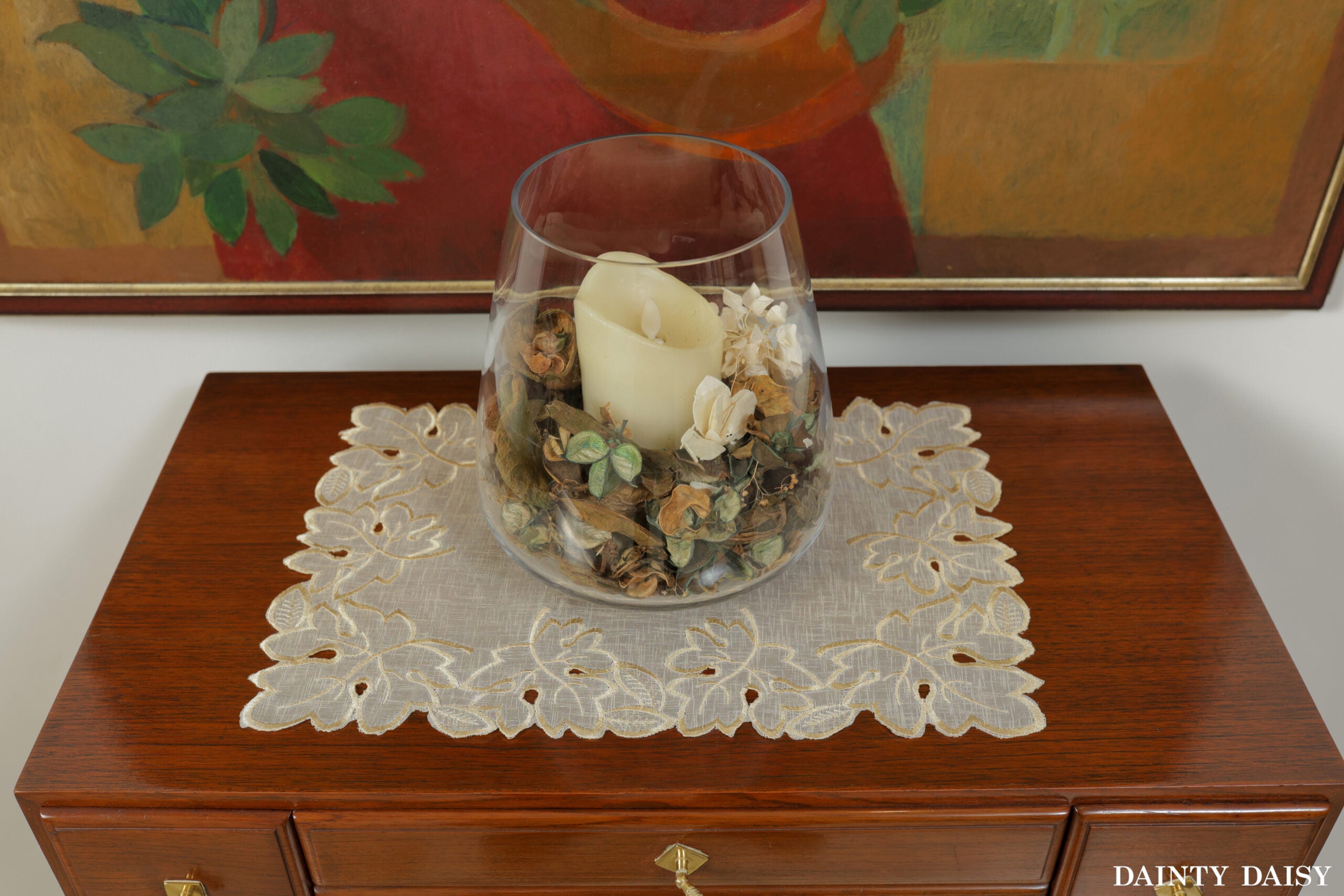 Maple Leaf Beige Table Mats 11.5″X17″