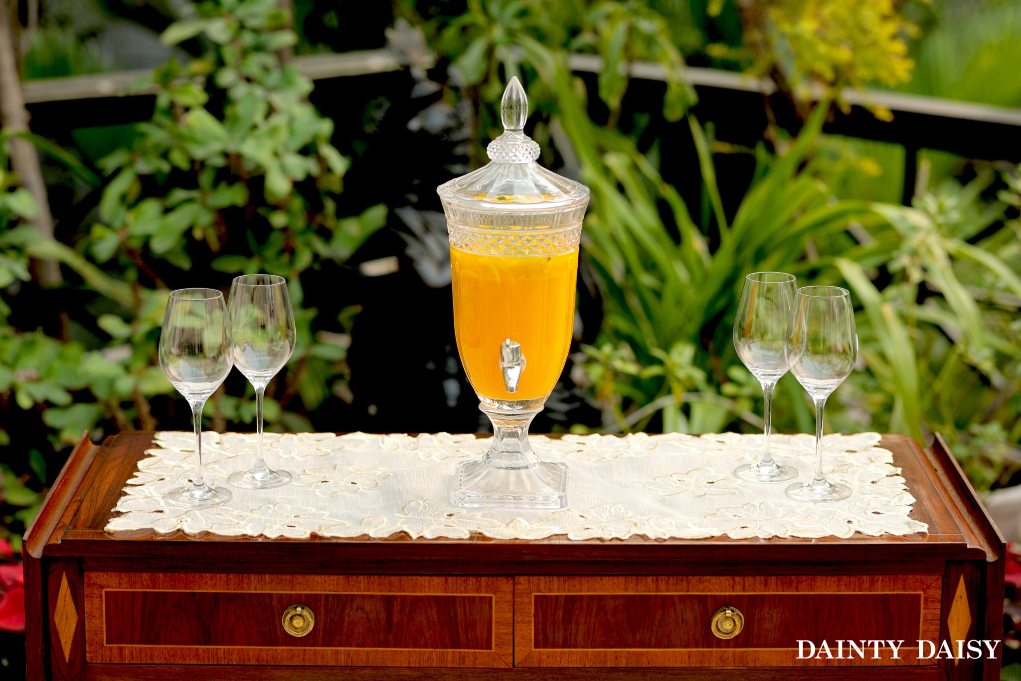 Maple Leaf Beige Table Runner 3 Feet