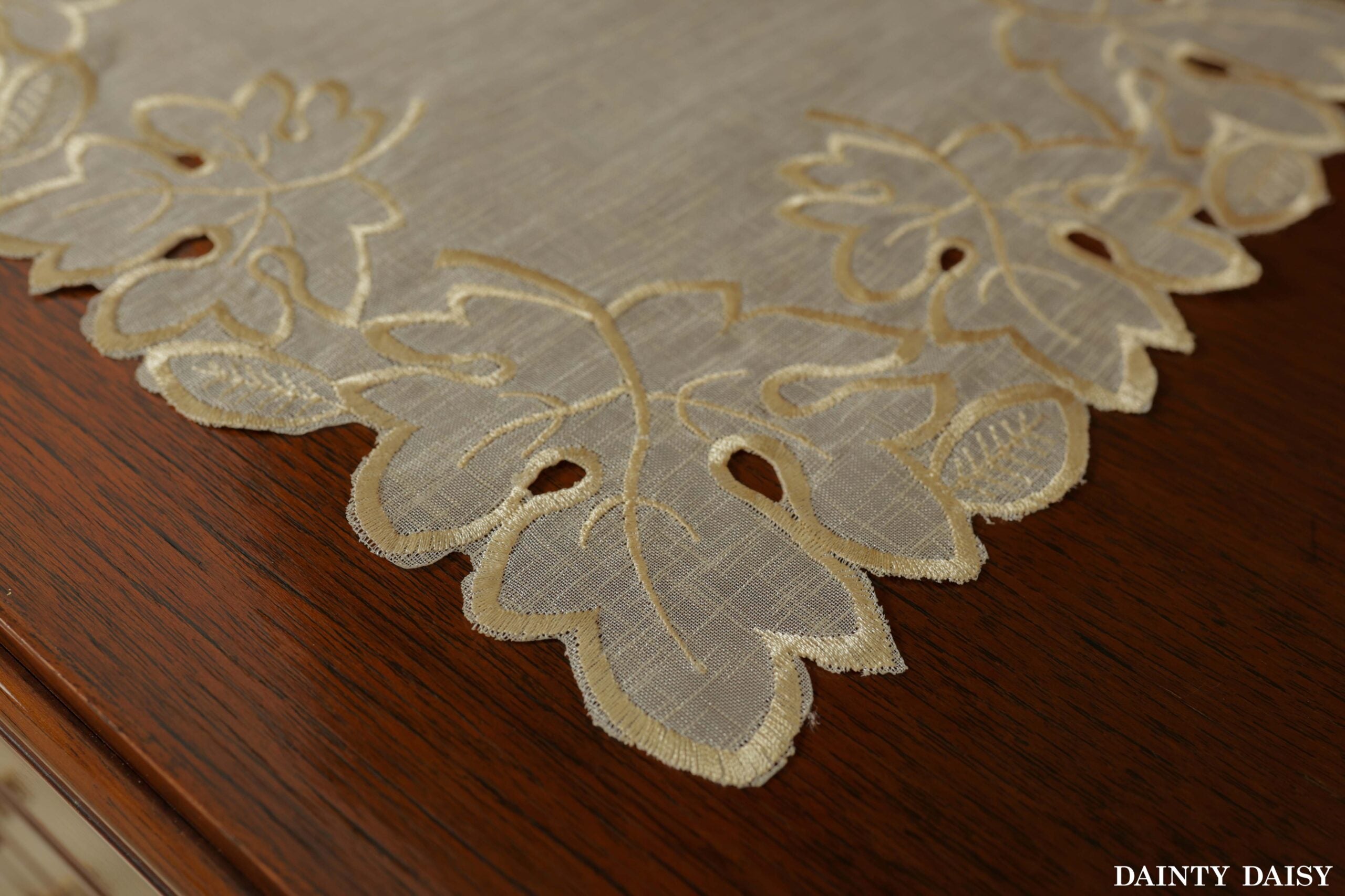 Maple Leaf Beige Table Mats 11.5″X17″