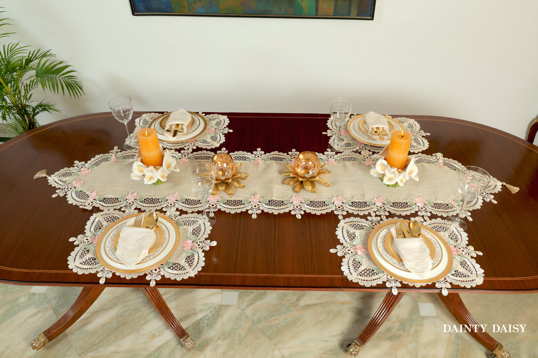 Peaches & Cream Table Mats