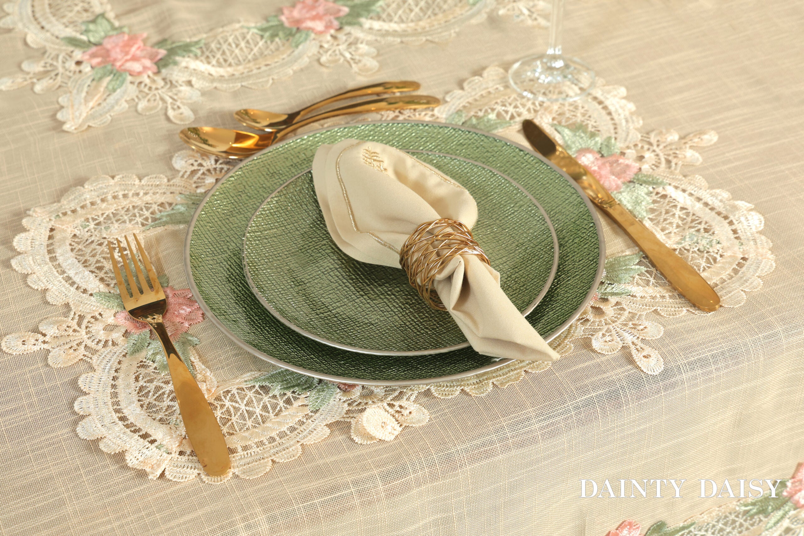 Peaches & Cream Table Mats