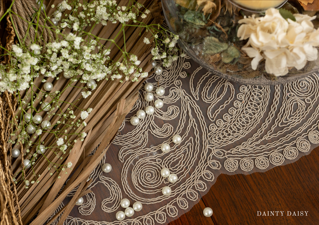 Selena Beige Table Runner 13″X 72″ 6 Feet