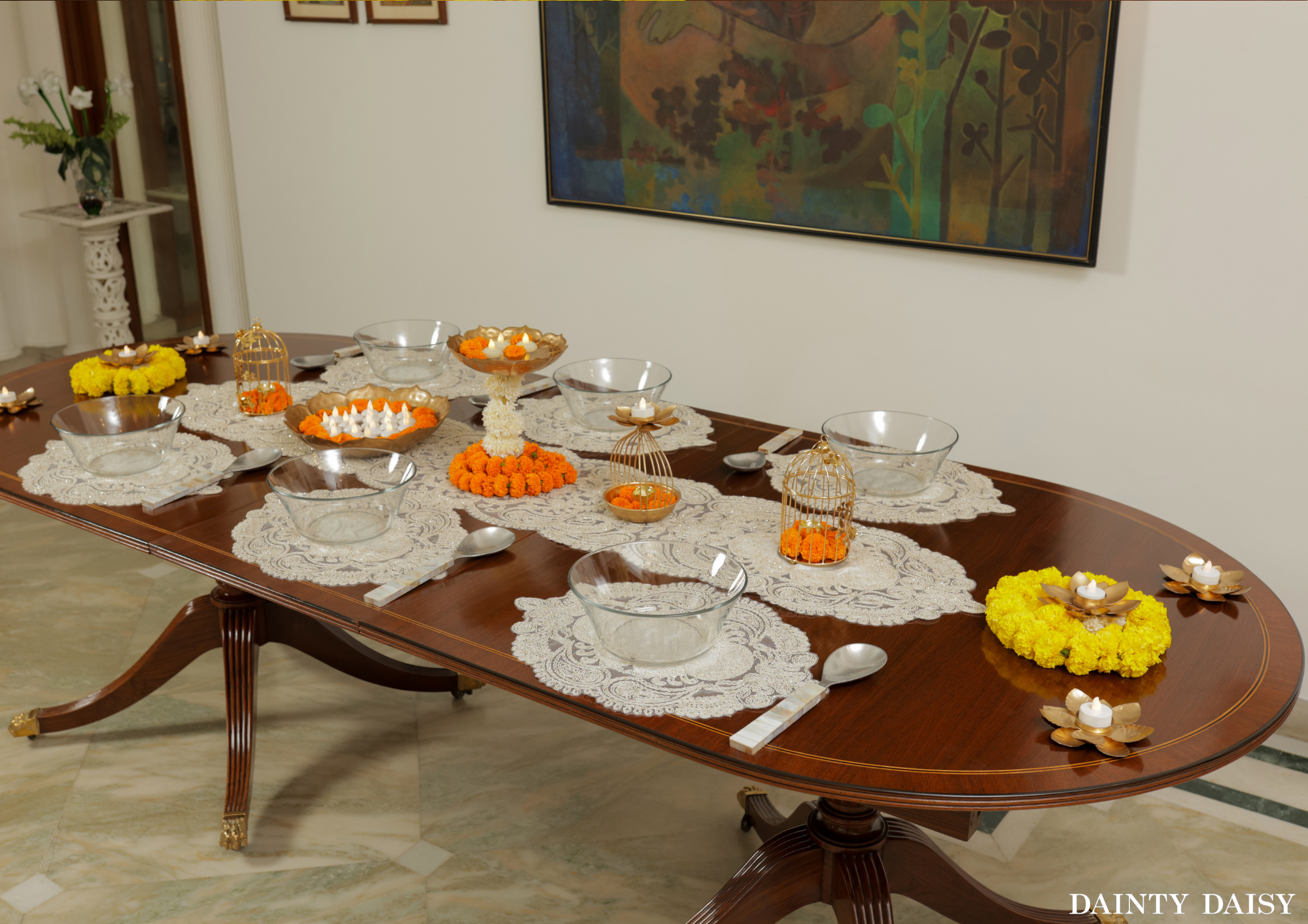 Selena Beige Place Mats 12.5″X18.5″