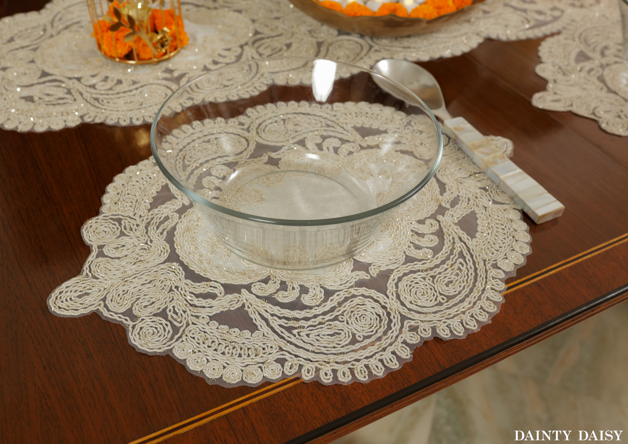 Selena Beige Place Mats 12.5″X18.5″