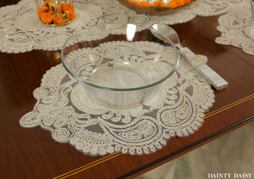 Selena Cream Place Mats 12.5″X18.5″