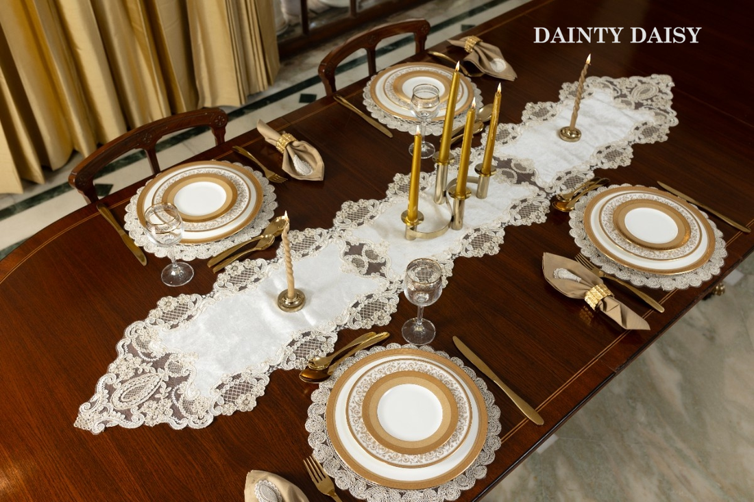 Tinsel Table Runner 6 Feet