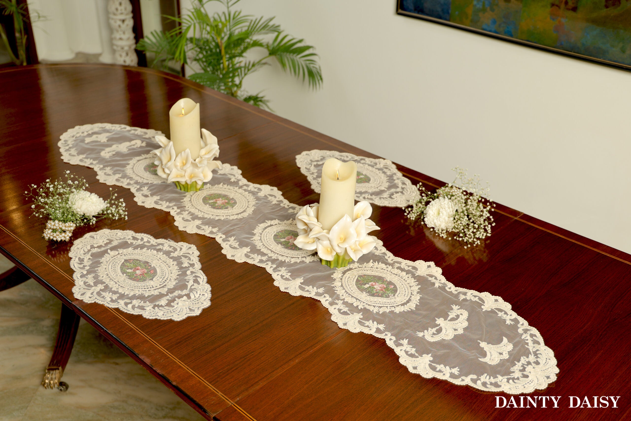 Victorian Cream Table Mats