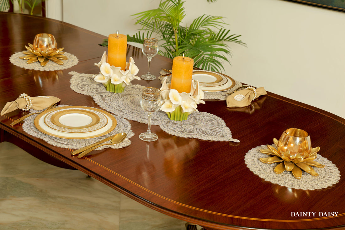 Zeus Deep Beige Table Mats