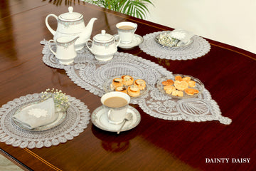 Zeus Grey Table Runner 3 Feet