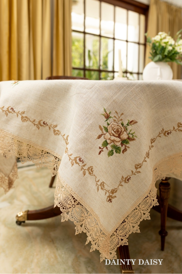 Rose Garden 5 Table Cloth 60"X120"