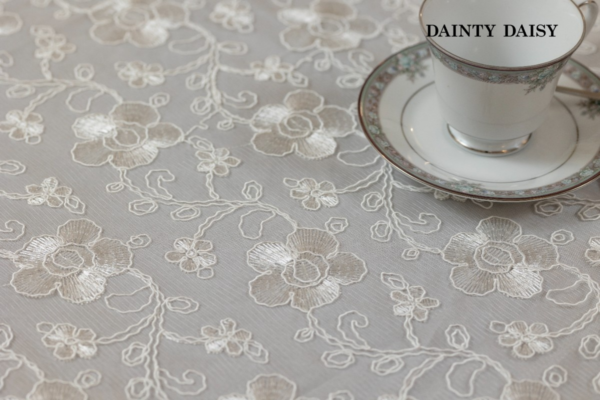 Bejewelled Table Cloth 60"X100"