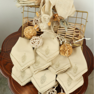 Gold Leaf Dinner Napkin 16"X16"