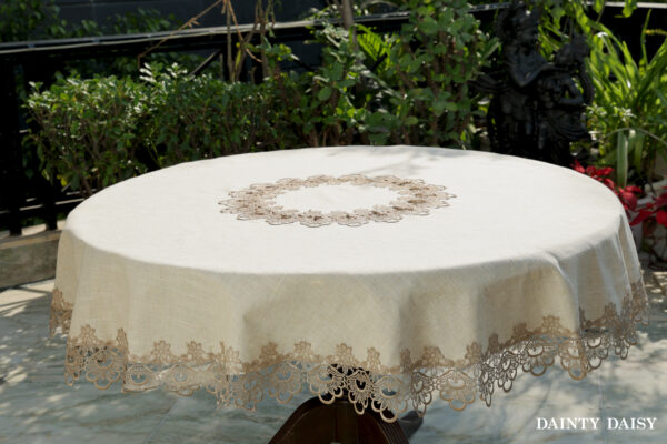 Eternity Round Table Cloth 72" (6-8) Persons
