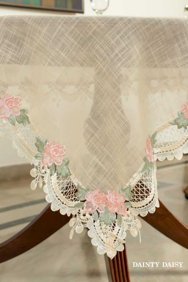 Peaches & Cream Table Cloth 60"X108"