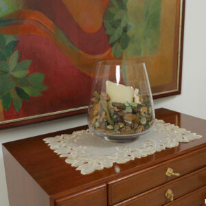 Maple Leaf Beige Table Mats 11.5"X17"