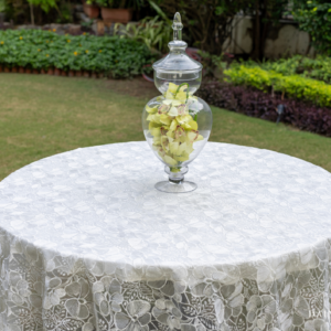 Ethereal Round Table Cloth 90" Diameter