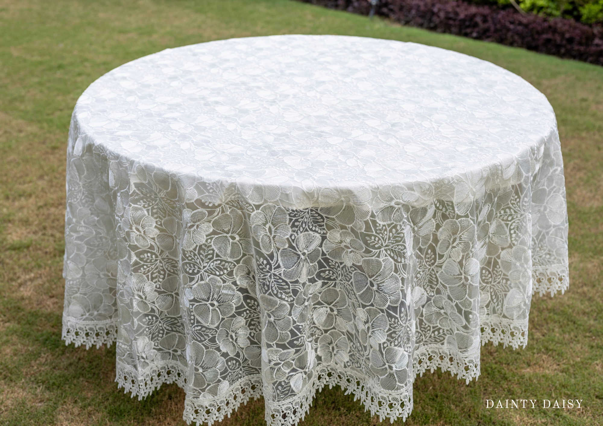 Ethereal Round Table Cloth 90" Diameter