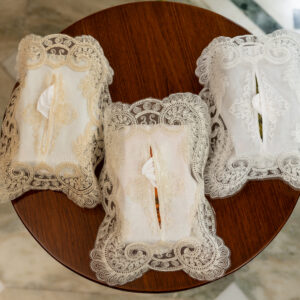 D2 Beige Tissue Box Cover