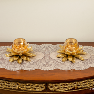 Selena Beige Table Runner 13"X36" 3 Feet